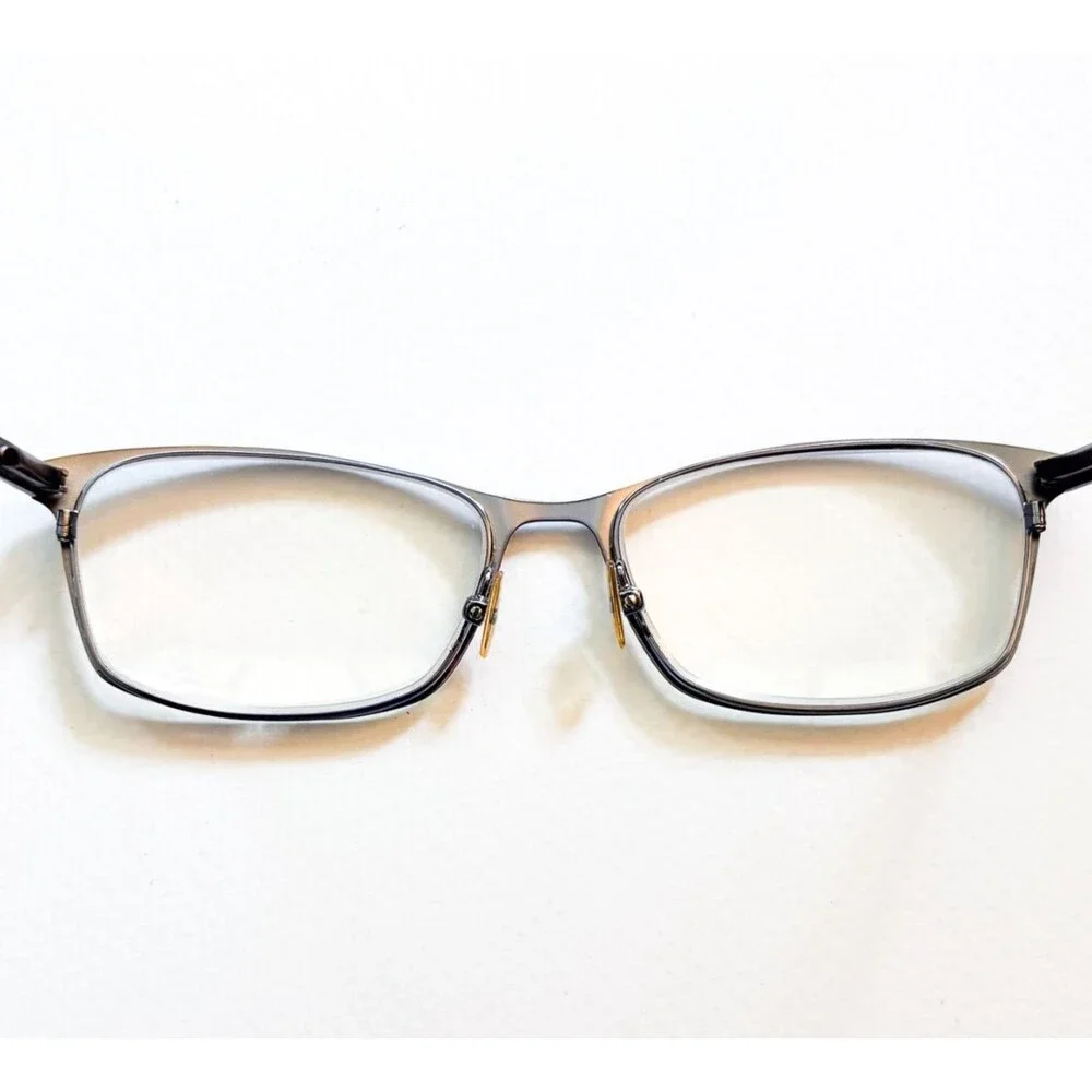 Vera Wang Womens Blue-Gray Cat-Eye Eyeglass Metal FRAMES ONLY 54 16 140